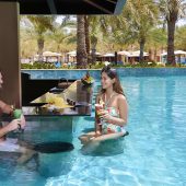 Hilton Ras Al pool bar