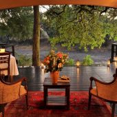 Hamiltons Tented Camp - Deck Area